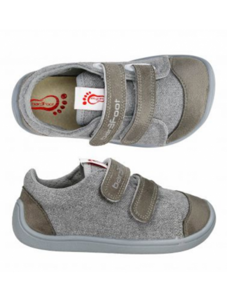 Bar3foot modelo Elf Denver en color gris, calzado respetuoso infantil.