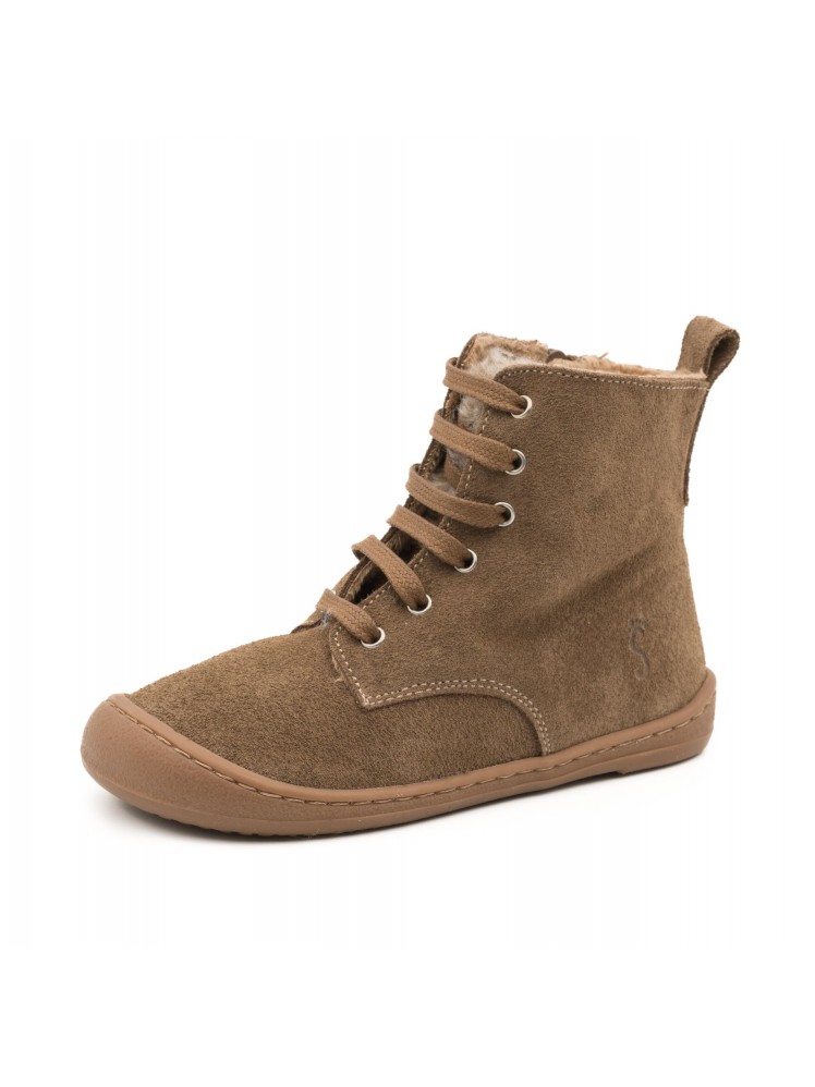 Flexi Nens bota 9085 Serrage Taupe, respetuo0sa para niña y mujer. Tallaje del 35-41.